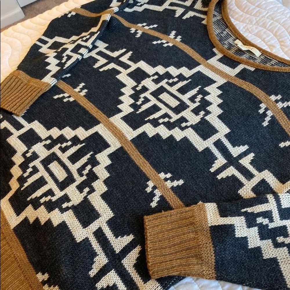 Aztec Printed Sweater